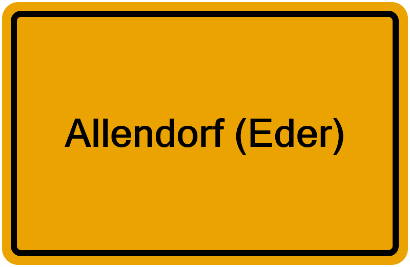 Handelsregister Allendorf (Eder)